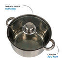 Conjunto de Panelas Inox - 5 Peças