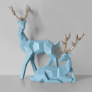 Decoração de Mesa Estátua Cervo 2 Peças em Resina