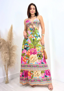 Vestido Longo Floral
